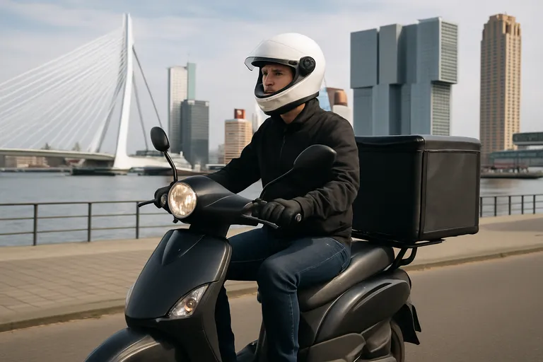 Bezorgscooter lease in Rotterdam voor snelle en flexibele bezorging